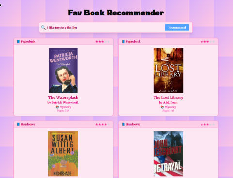 AI Book Recommender thumbnail